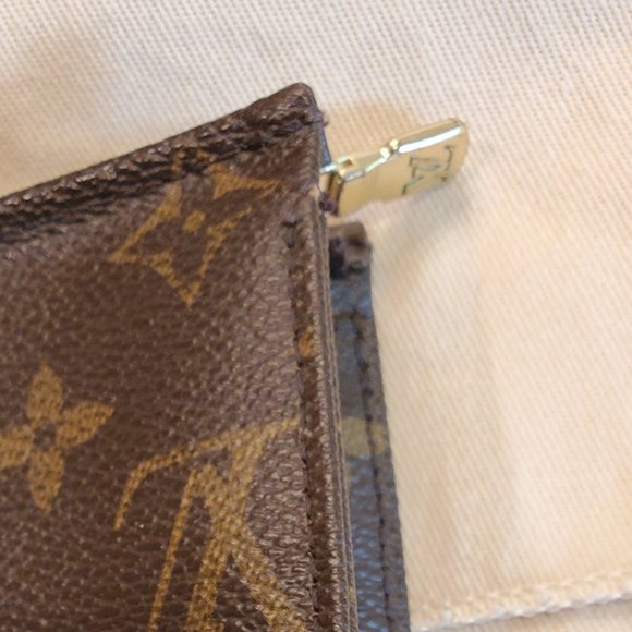 🌺 Louis Vuitton Monogram Toiletry Pouch Clutch 19 Excellent - Picture 6 of 14